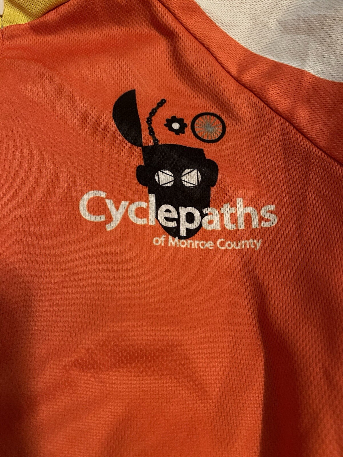 Cyclepaths Peak 1 Cycling Jersey – Monroe County “Blood, Sweat, & Gears” Size L