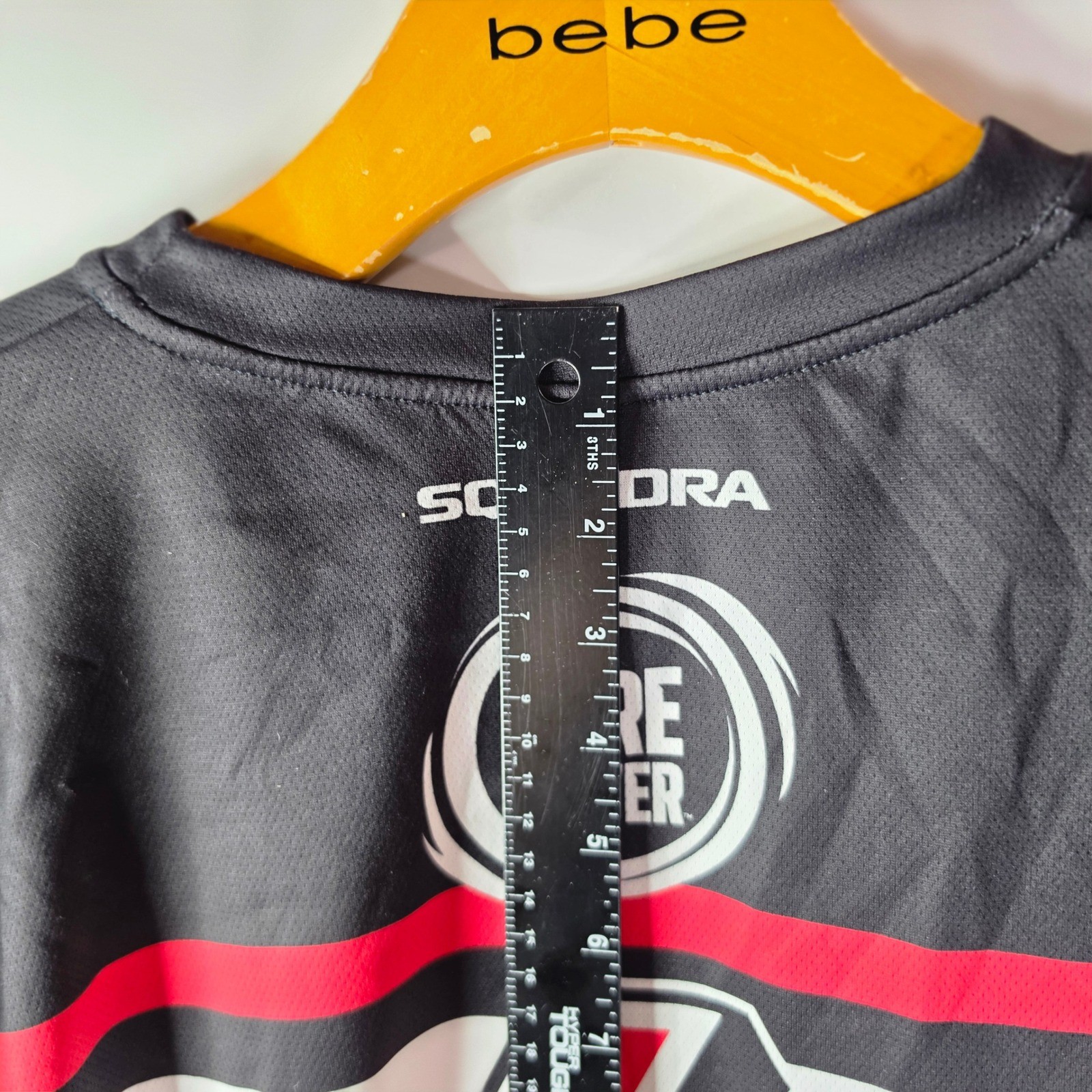 Squadra Fleet Feet Sports Cycling Jersey Mens Medium Red Black On Ur Left Bike
