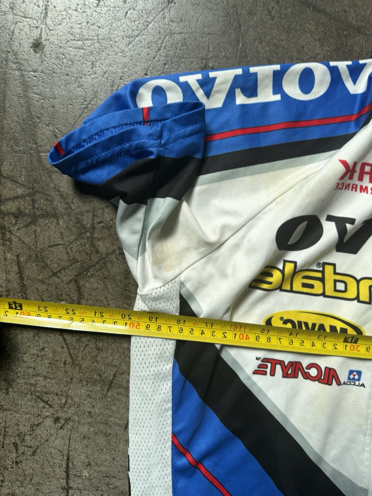 Vintage Cannondale Volvo Team 3/4 Zip Cycling Jersey Size L