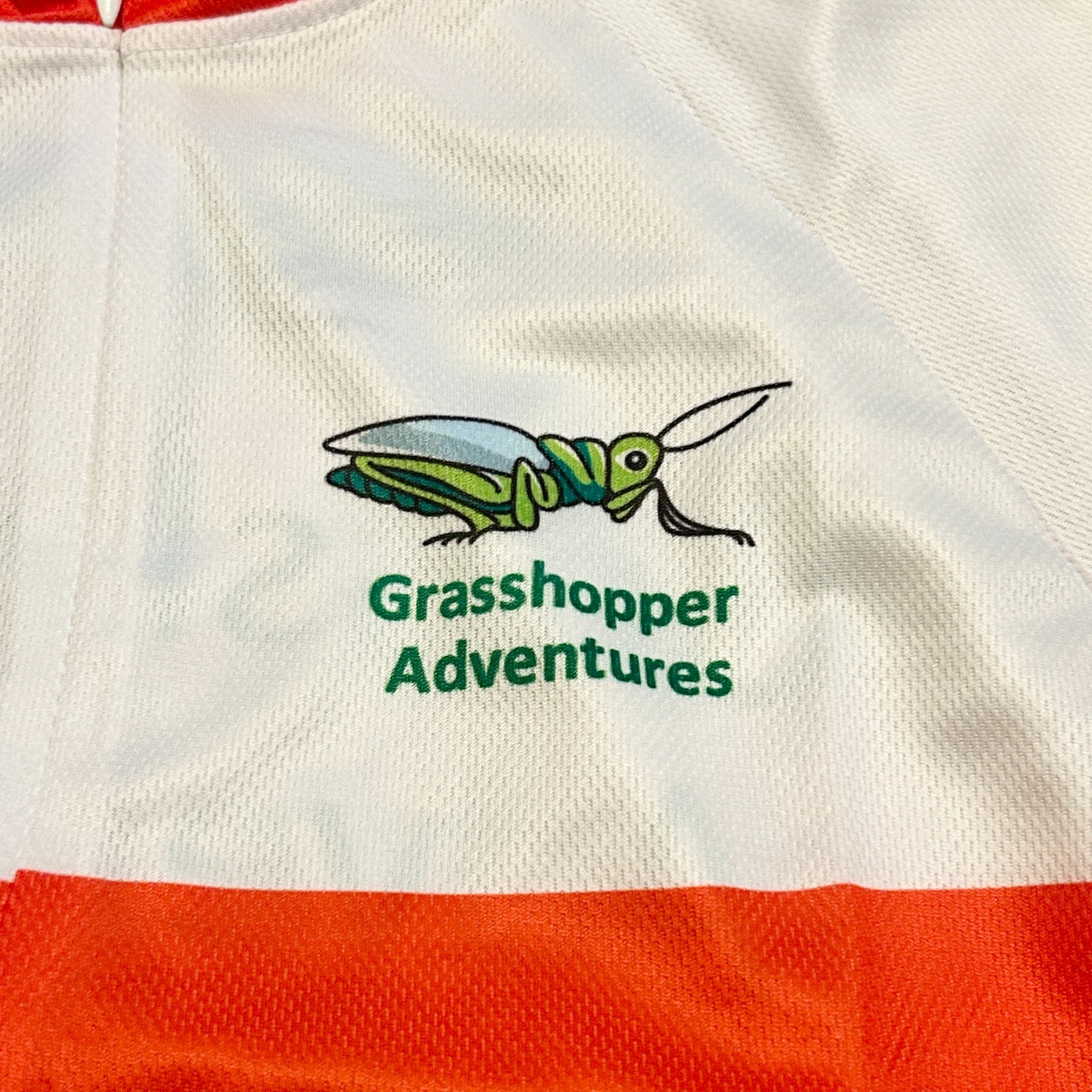 Cycling Shirt Vietnam Grasshopper White Bike Athletic Mens XS