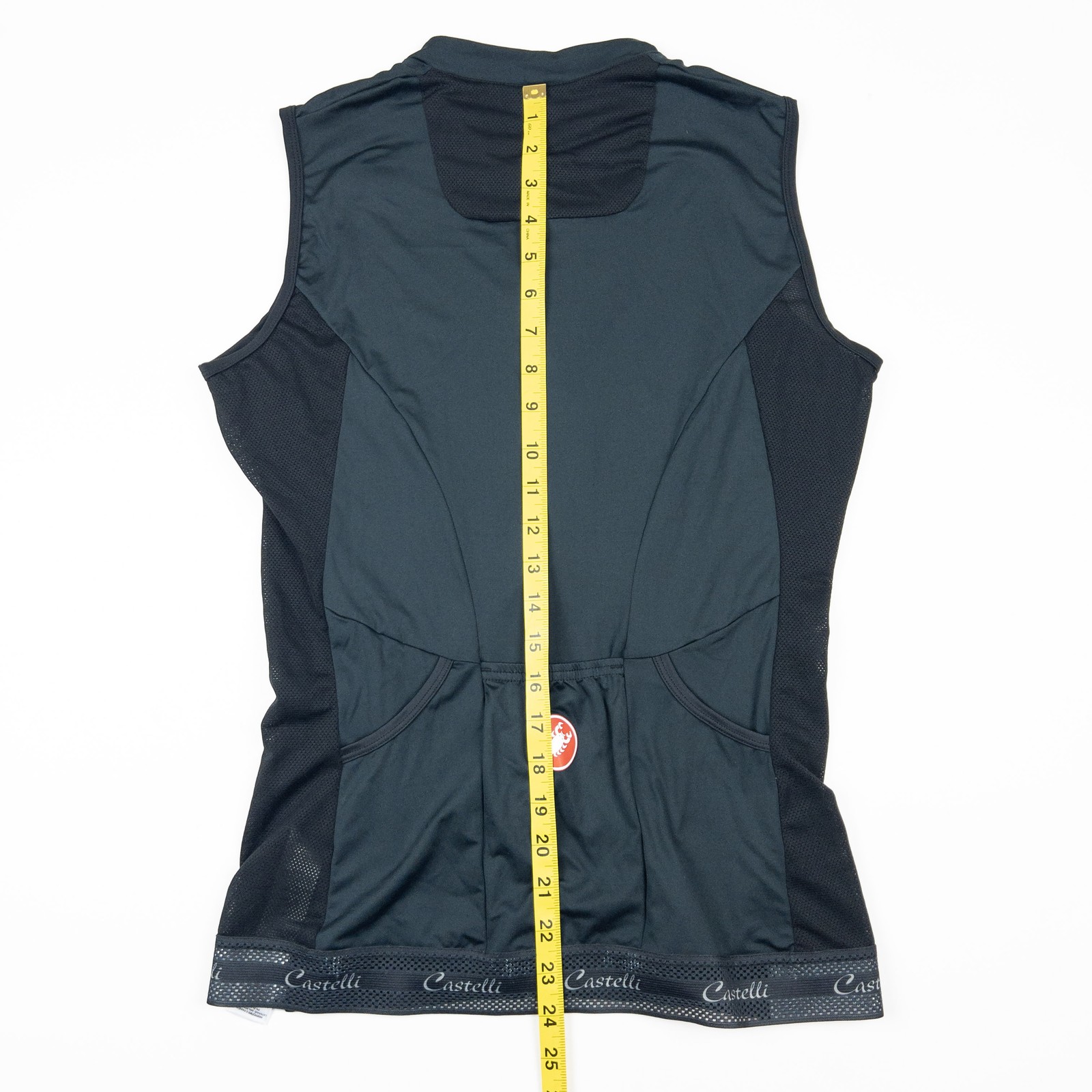 Castelli Bellissima Sleeveless Cycling Jersey Vest Women’s Large Black Full Zip