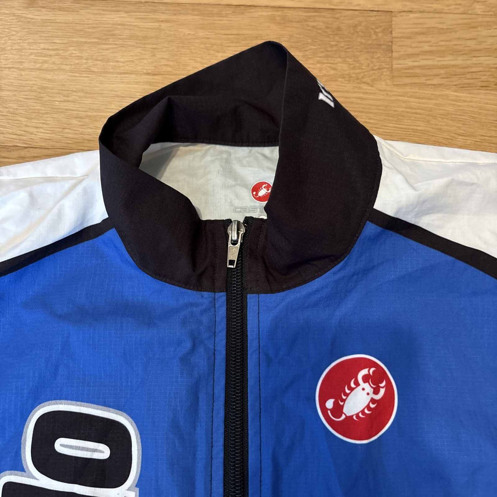Castelli Cycling Vest Adult XL Portland Velo Graphic racing Full Zip Windbreaker