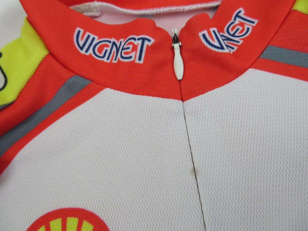 Edlee Men’s Hi Viz Orange LPI Logic Gate Vignet Bike Jersey XS Cycling Shirt