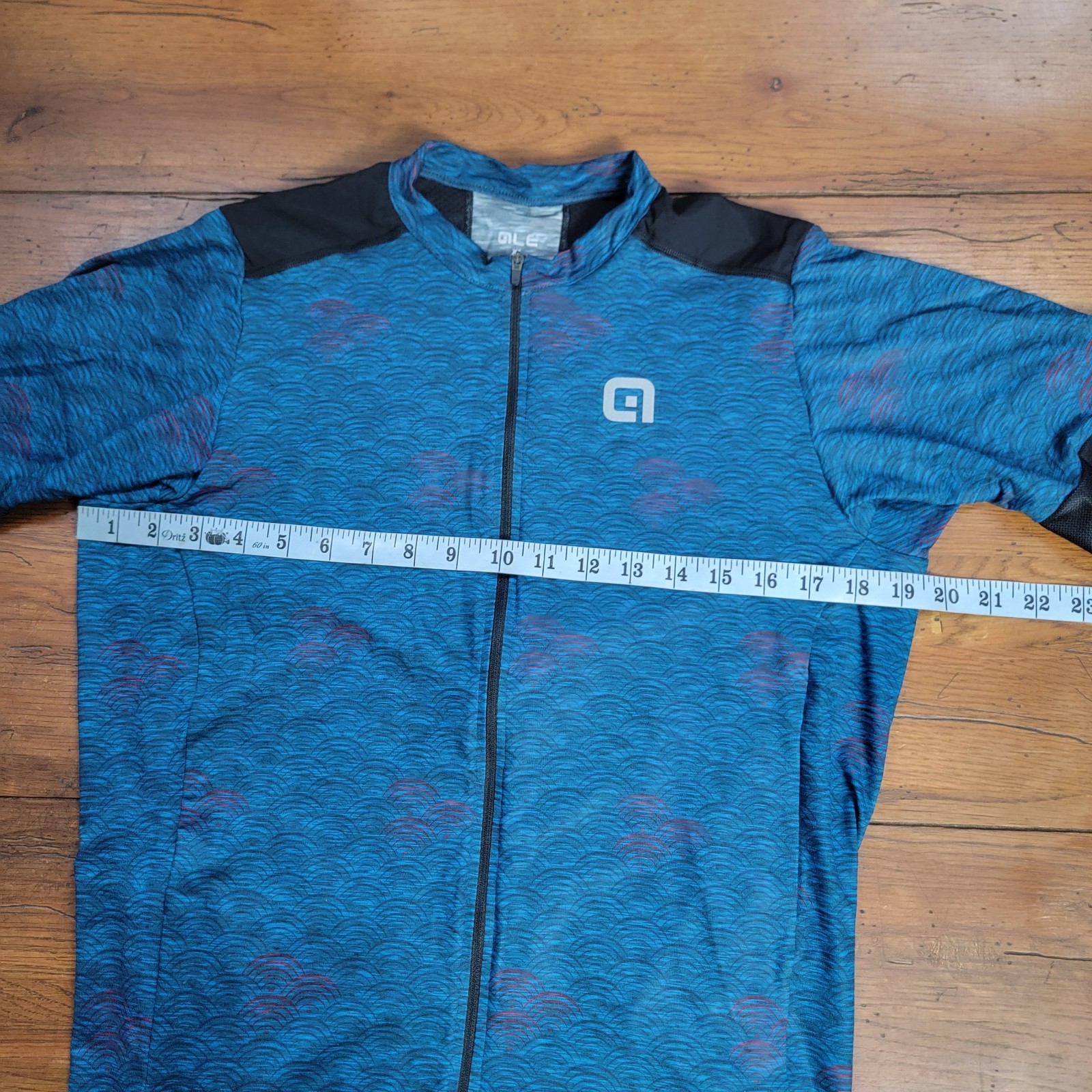 Ale Cycling Mens XL-5-52 Jersey Blue Lightweight Stretch