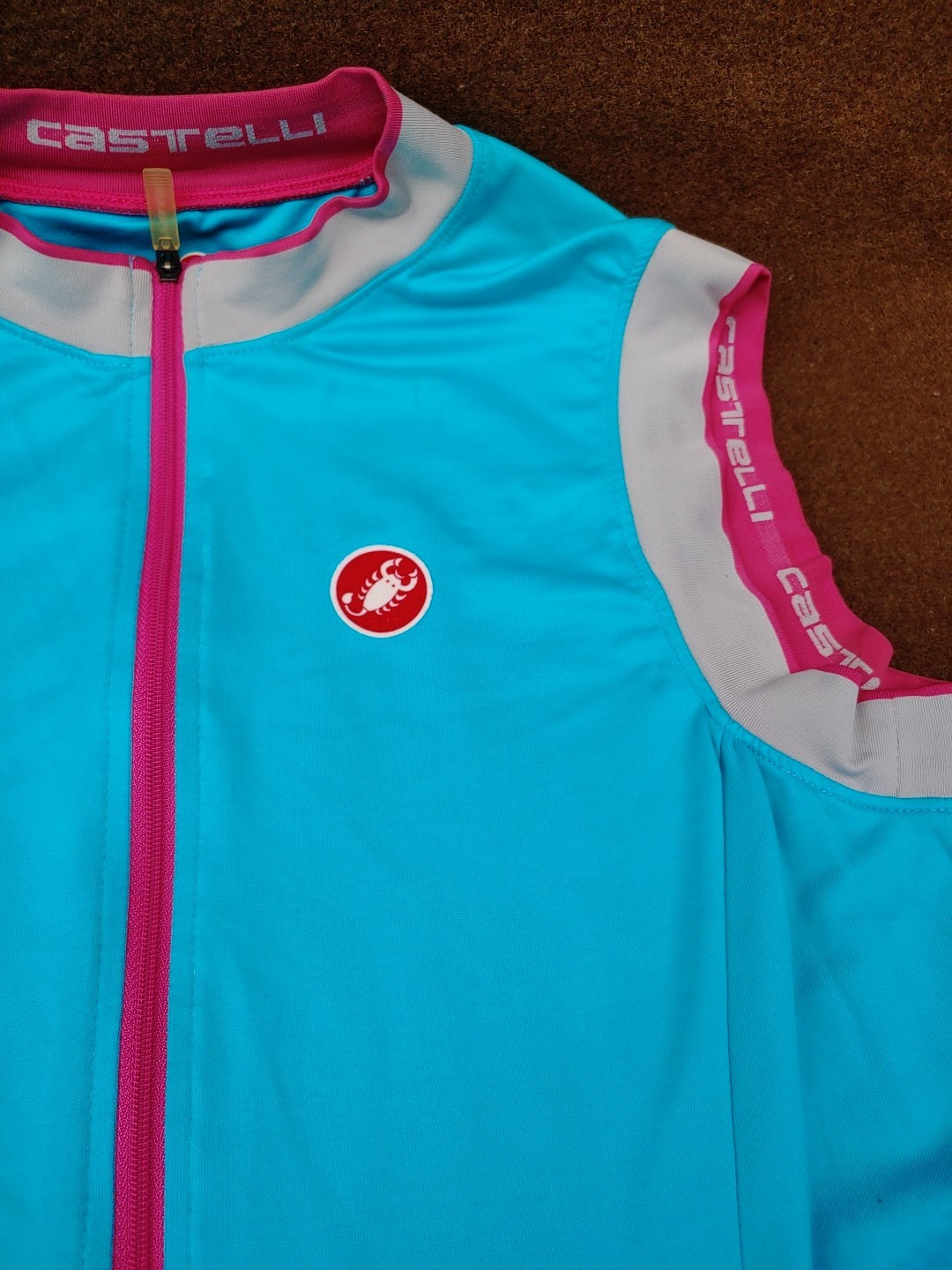 Castelli Cycling Jersey – Size Women’s L – Solid Blue, Sleeveless