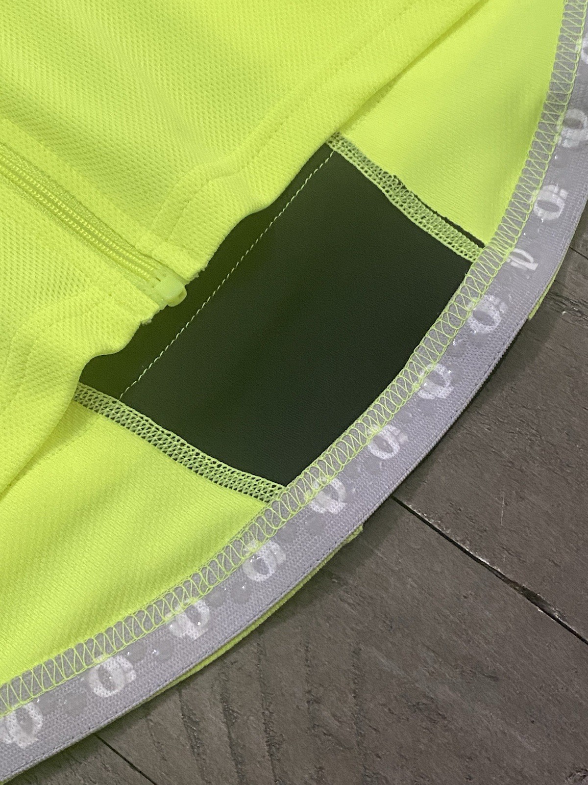 Pearl Izumi Jersey Neon Green Full Zip Short Sleeve Cycling Bike Bicycle Men’s S