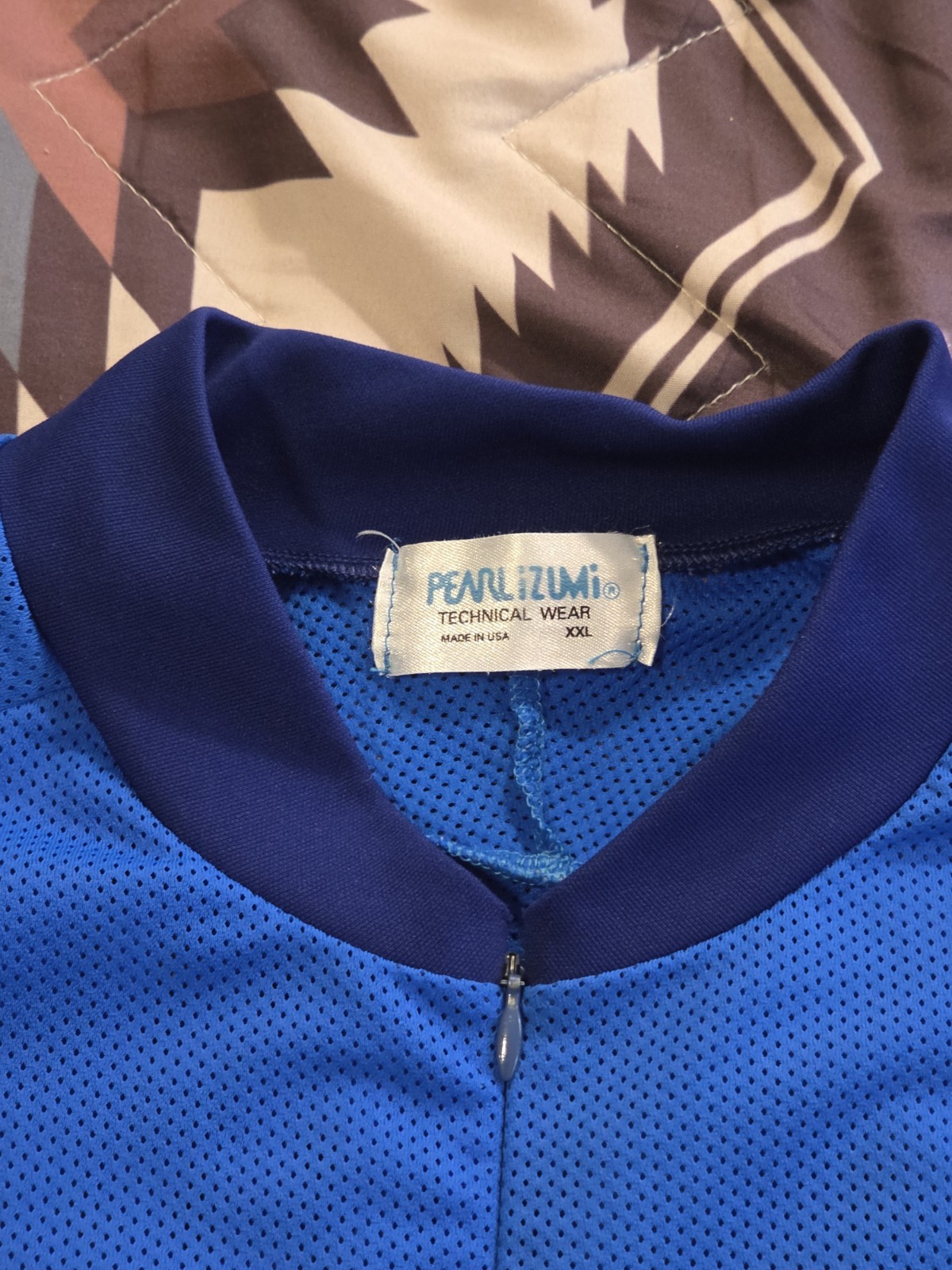 Pearl Izumi Aloft 3/4 Zip Cycling Jersey Royal Blue Men’s Size 2XL EUC