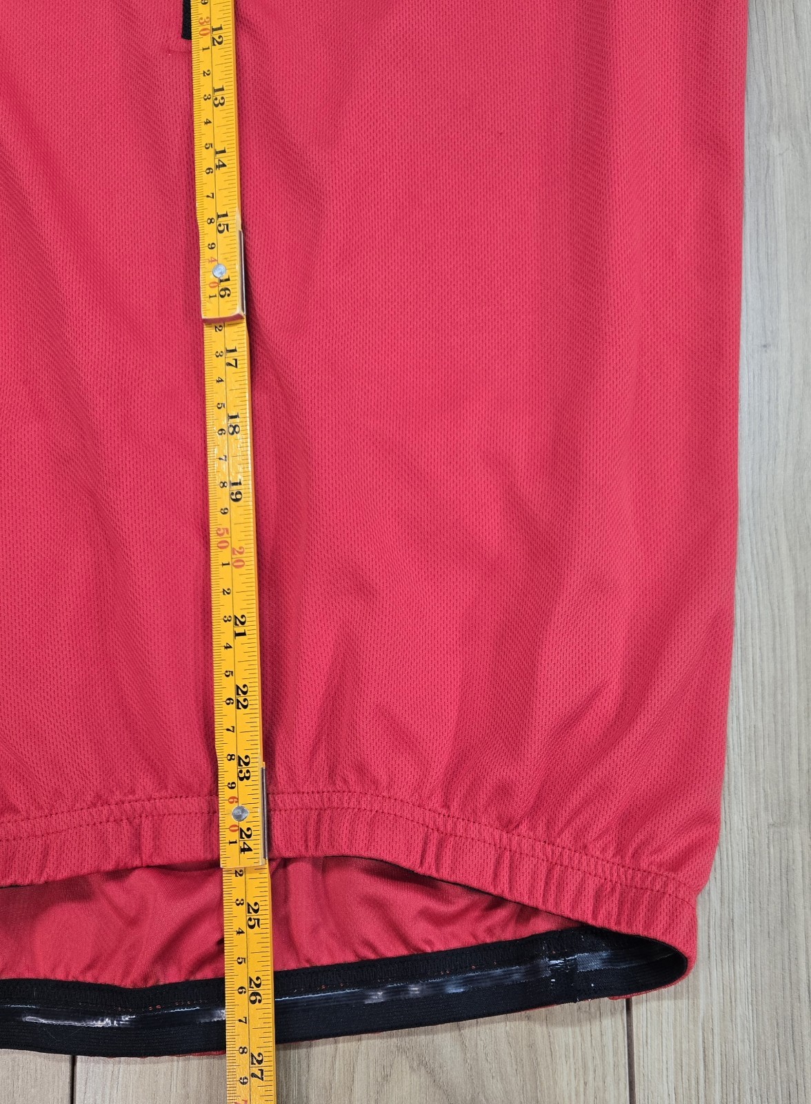 SPOTTI Cycling Jersey Mens Sz Small, Logo, Quarter Zip, Non-Skid Waist, Red