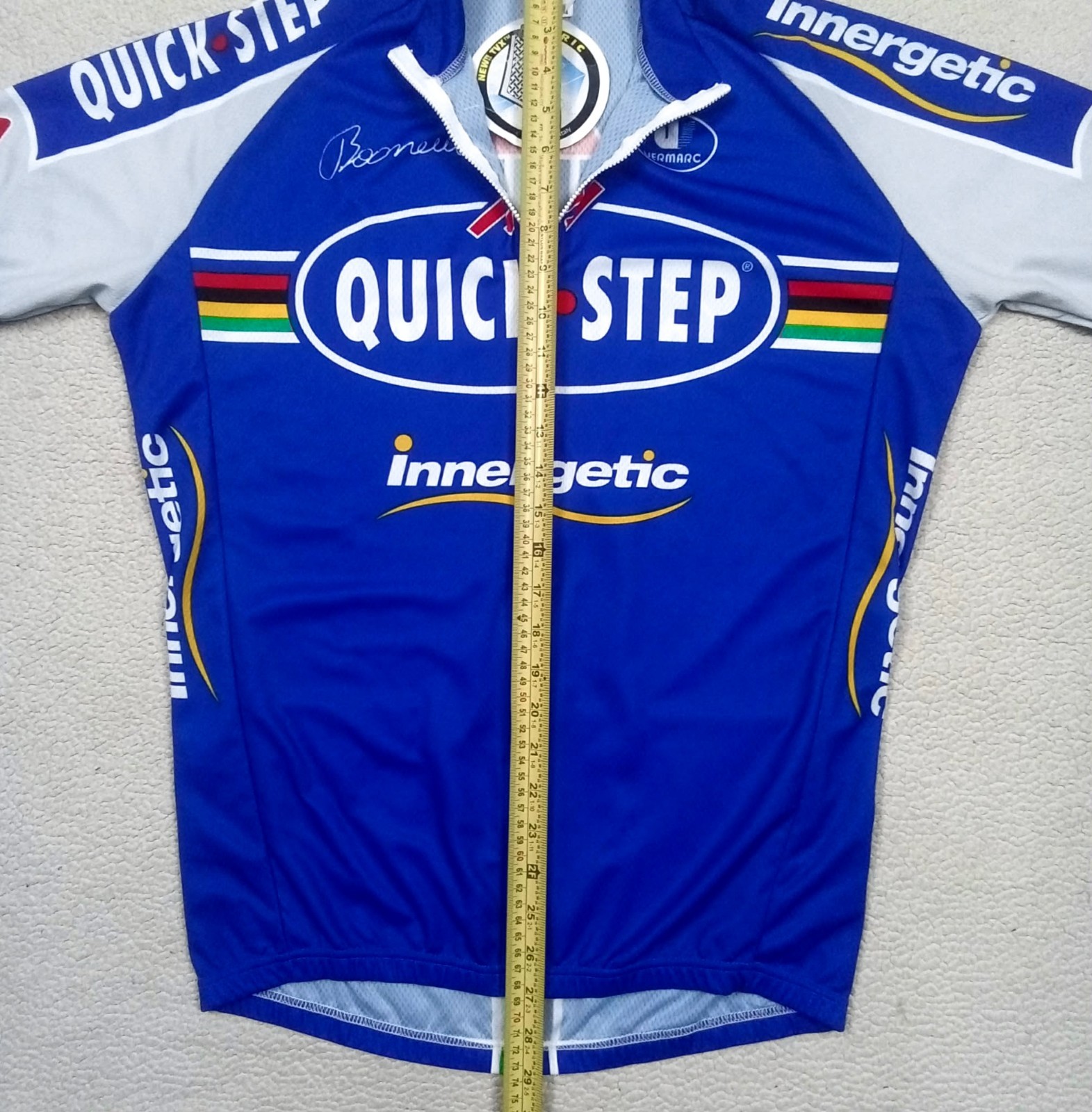 DEADSTOCK 2006 Quick Step Tom Boonen Special Ed. Jersey Signature Print Size XXL