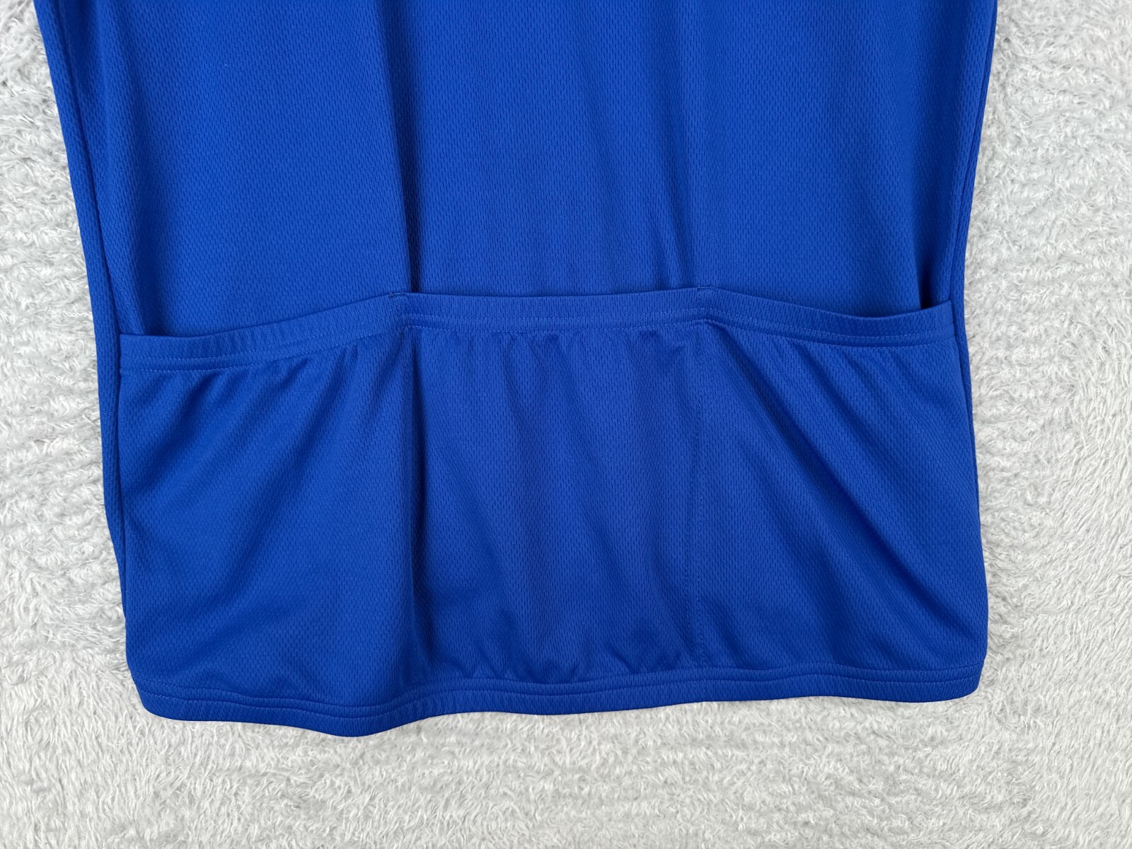 VINTAGE Canari Cycling Jersey Adult Extra Large Blue 100% Polyester 1/4 Zip