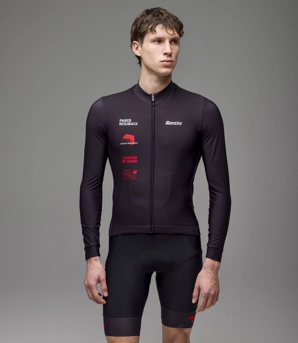 PARIS-ROUBAIX 2026 HAUTS-DE-FRANCE FALL/- WINTER LONG SLEEVE JERSEY by Santini
