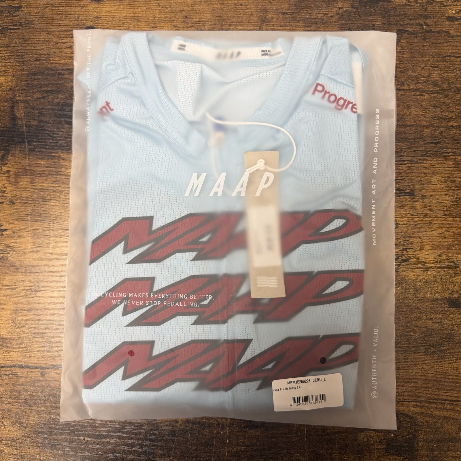 MAAP Women’s Pulse Pro Air Jersey 3.0 Size Large In Cerulean – MSRP $205