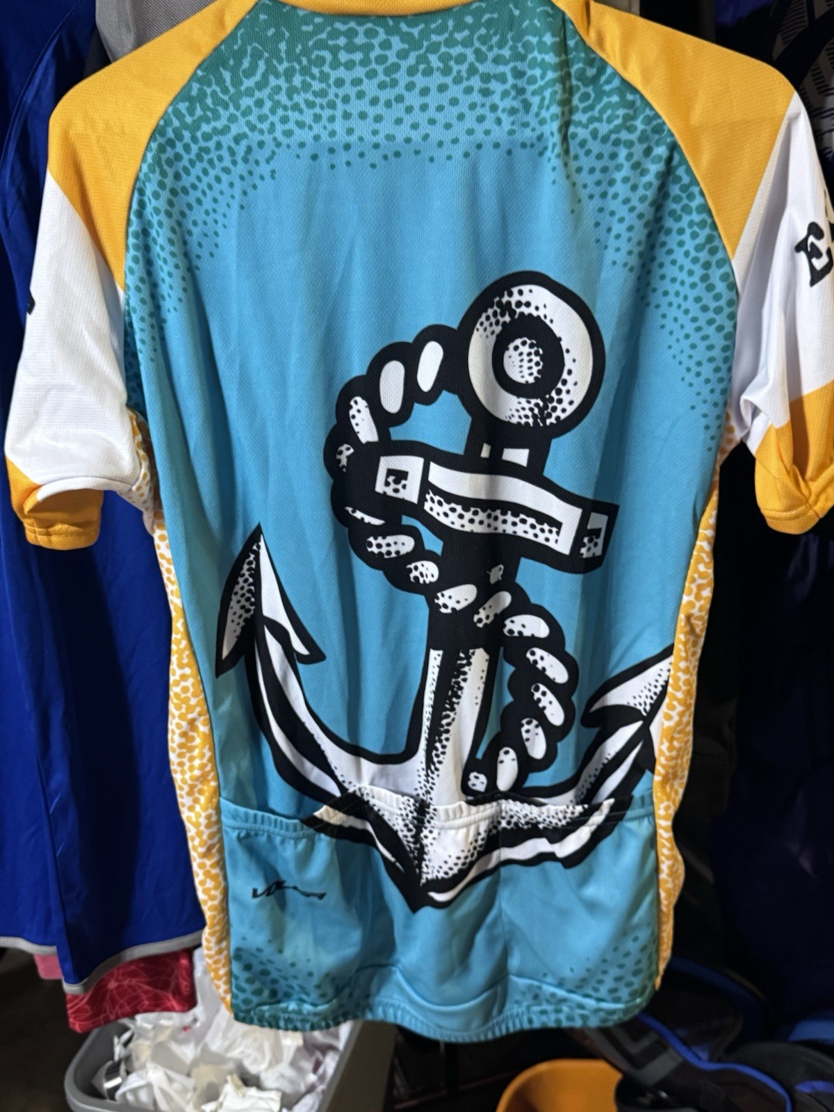 Voler Cycling Jersey Mens Sm Dog Fish Head Brewing Beer Athletic Full Zip