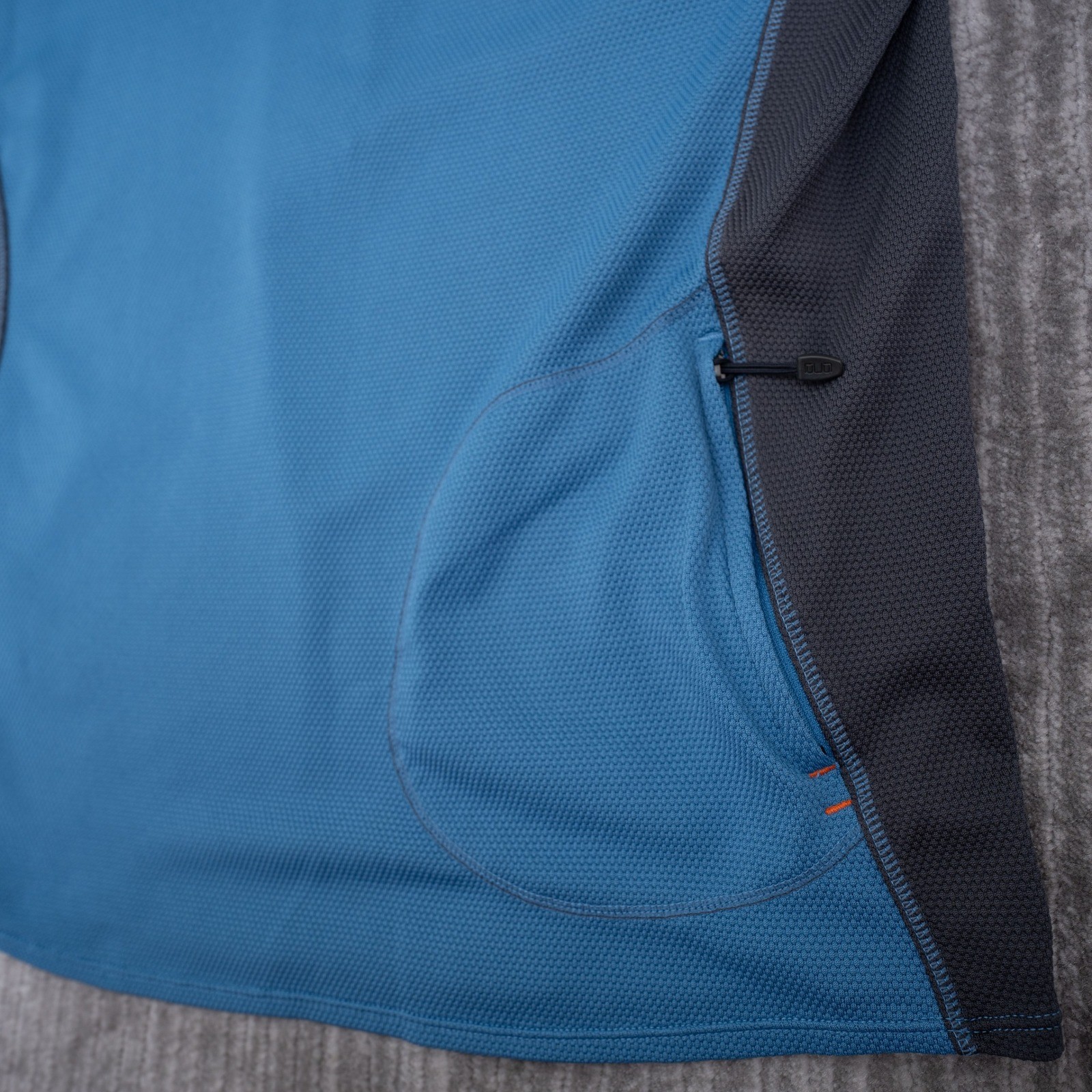 Nike ACG Sphere Base Layer Cycling Jersey Men Medium Blue Grey Quarter Zip Shirt
