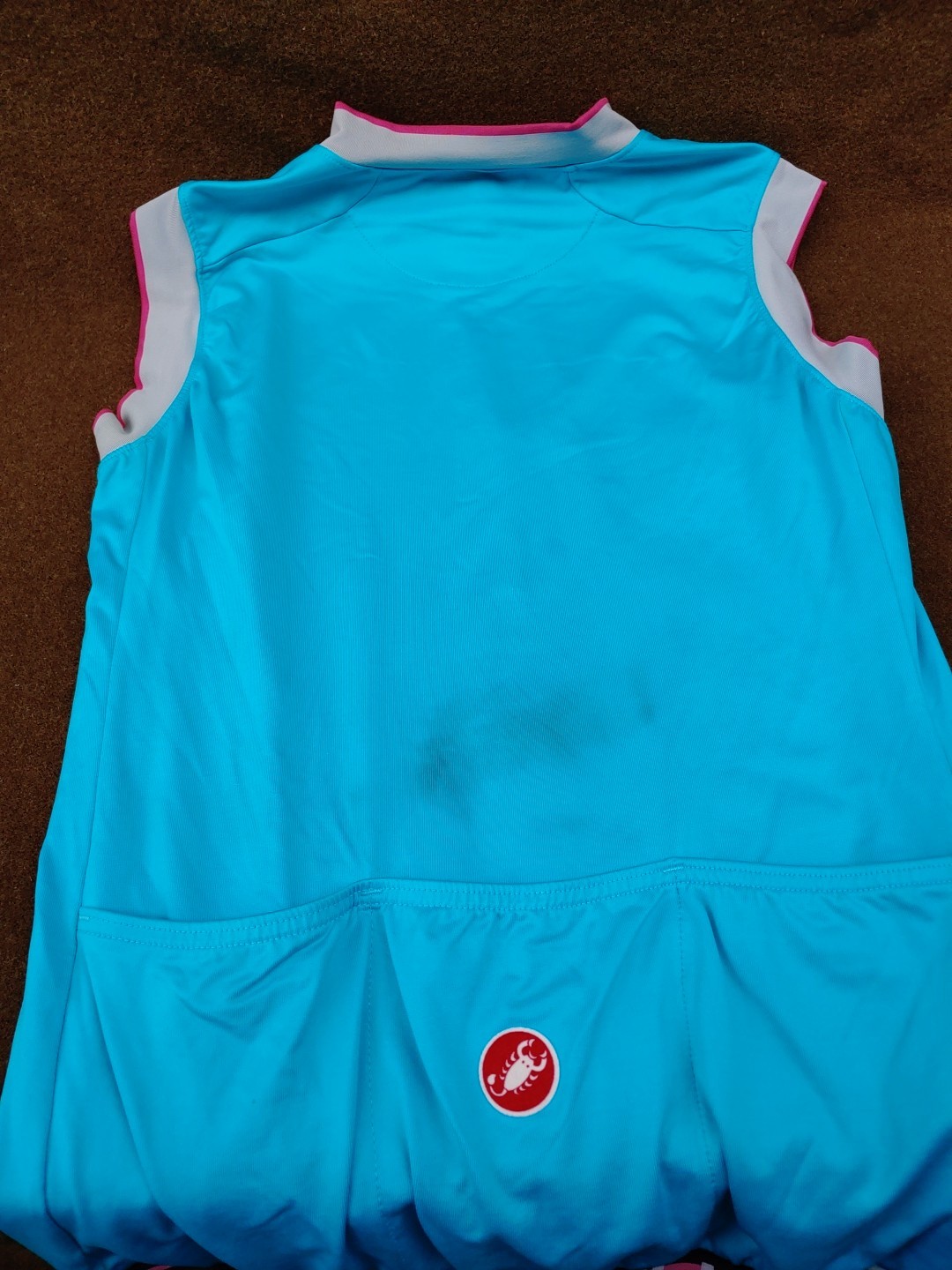 Castelli Cycling Jersey – Size Women’s L – Solid Blue, Sleeveless