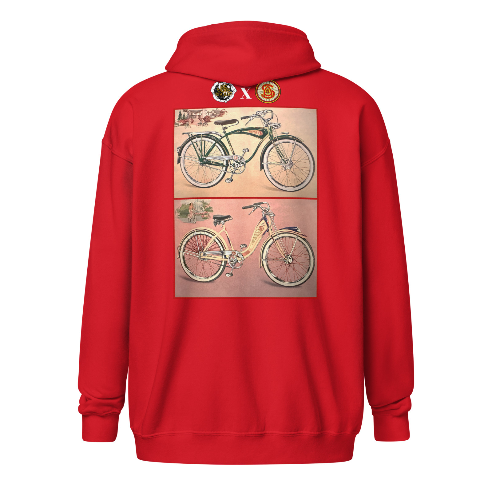 AS&CO Deluxe zip-up hoodie (S-5XL) – 1941 Schwinn Autocycle deluxe, prewar, bike