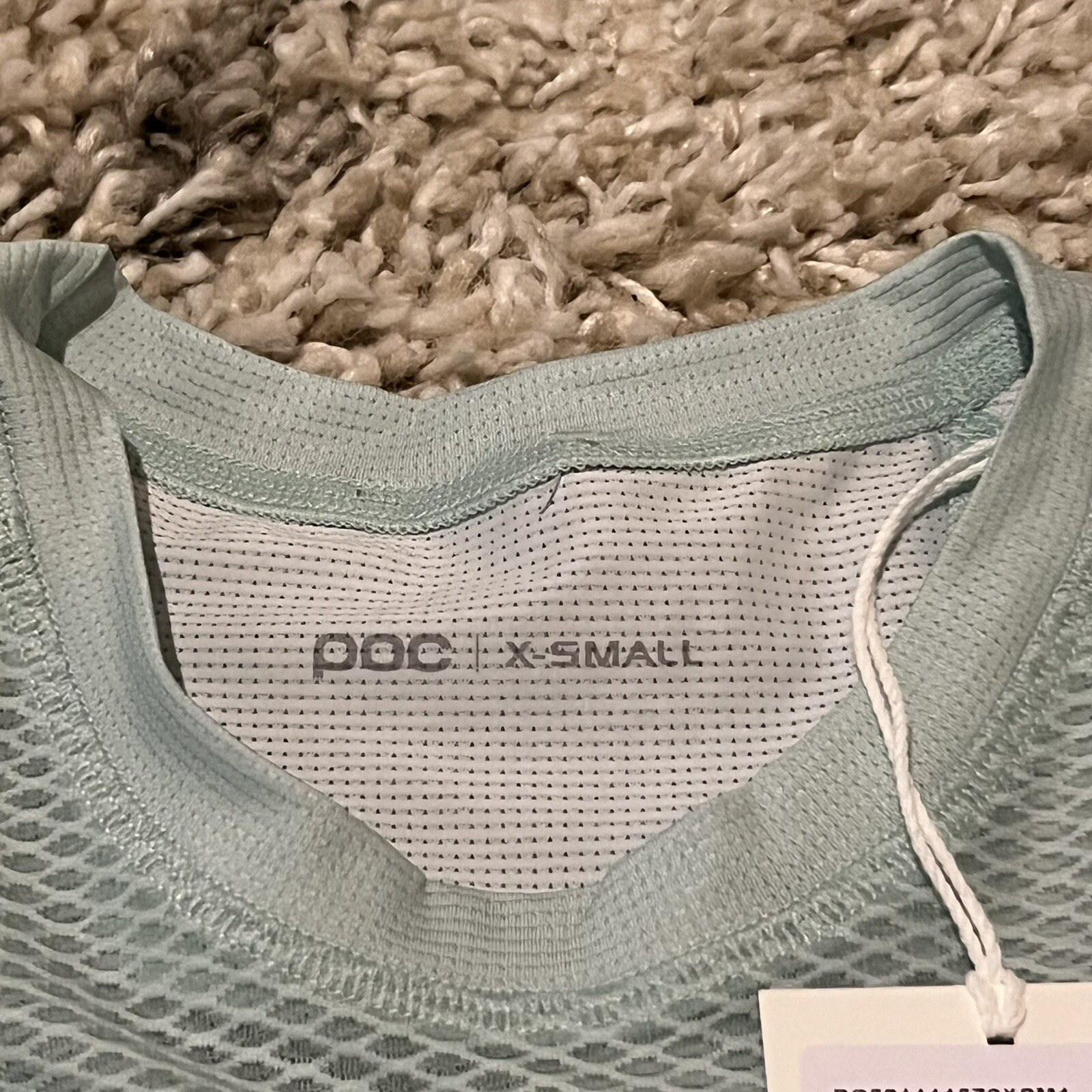 POC Cycling Essential Layer Long Sleeve Jersey Apophyllite Green XS Men NEW NWT