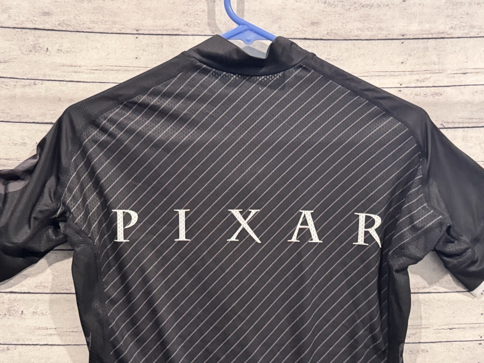 Jakroo x PIXAR Cycling Jersey M Black Blue Full Zip Lightweight Disney NEW NWT
