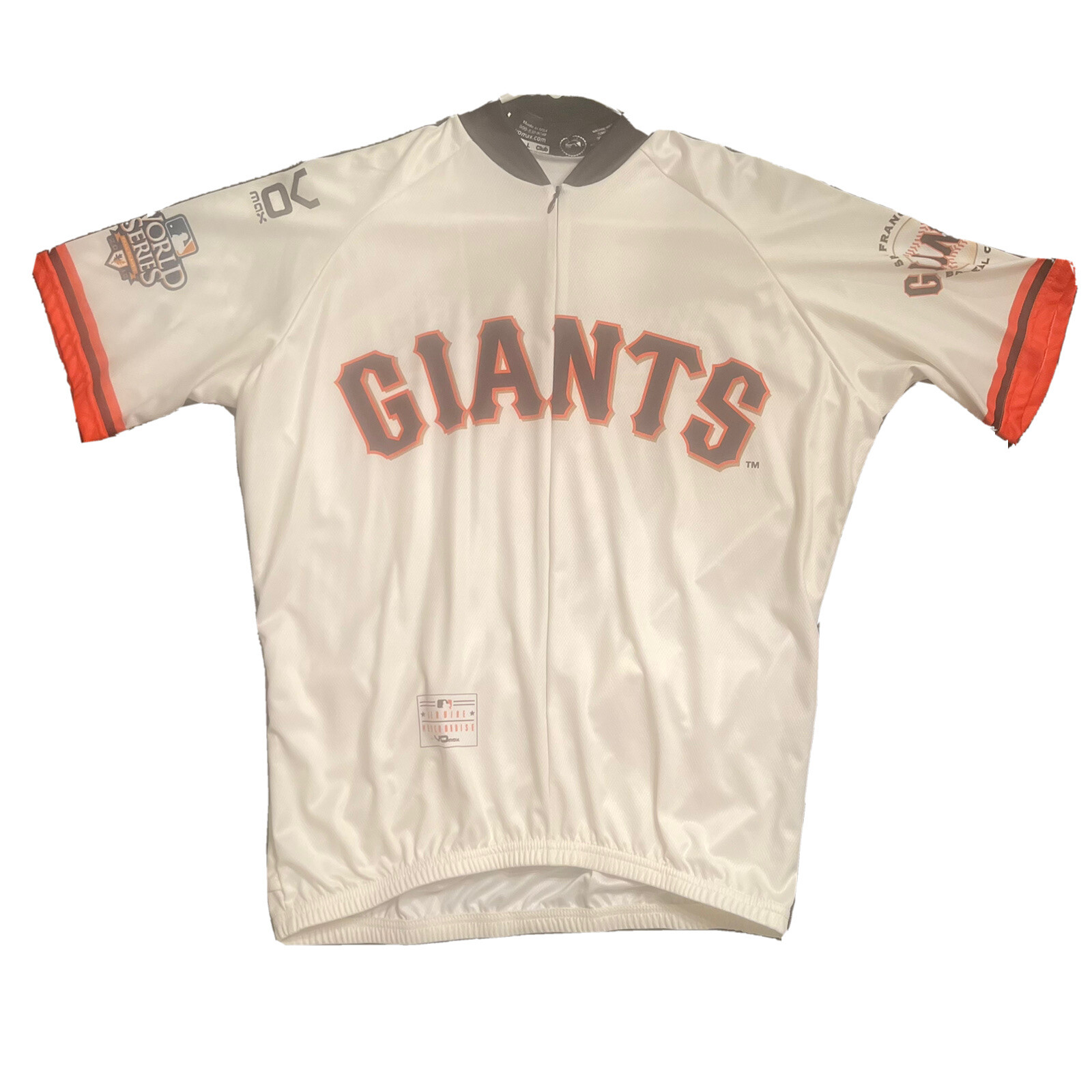 [RARE] VOmax Cycling Jersey Men’s Large 3/4 Zip San Francisco Giants 2010 Champs