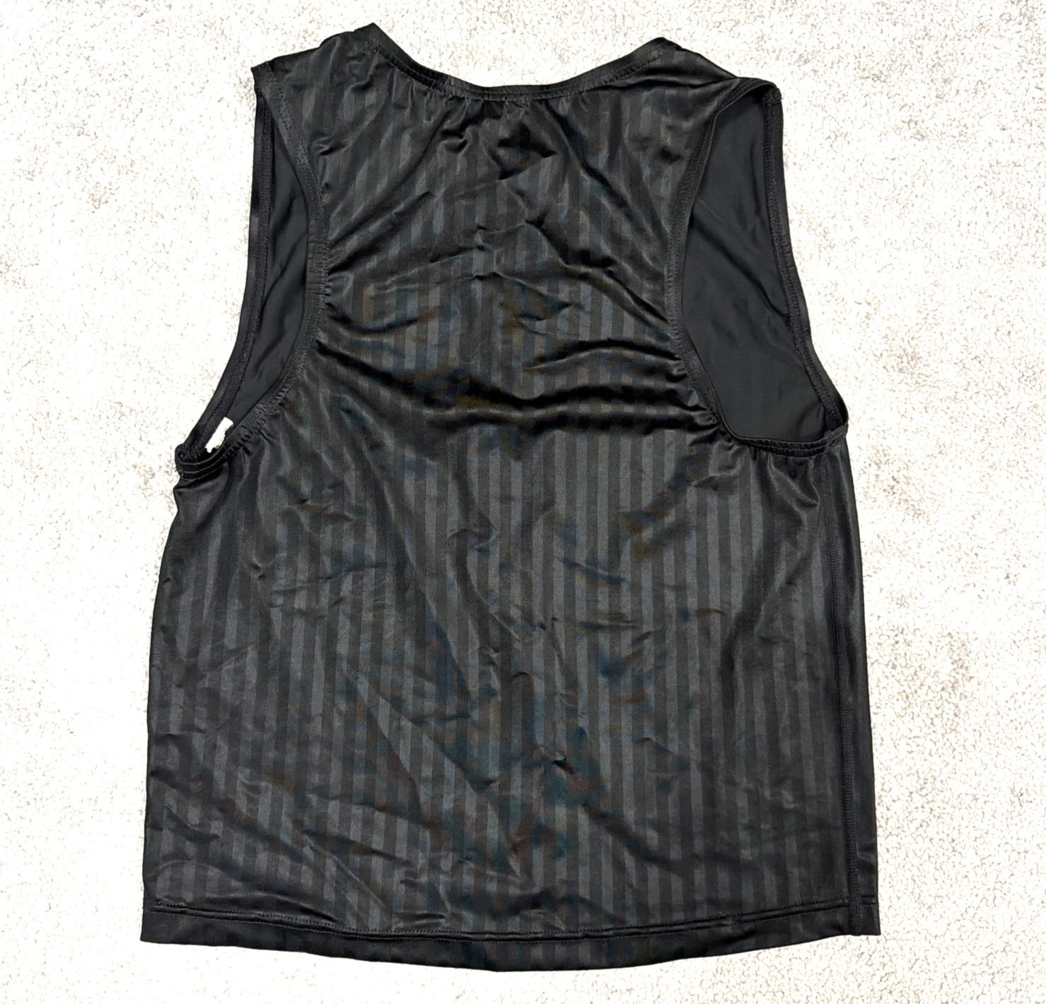 Vintage Speedo Triathlon Men’s Small Race Jersey Sleeveless Front Zip Black