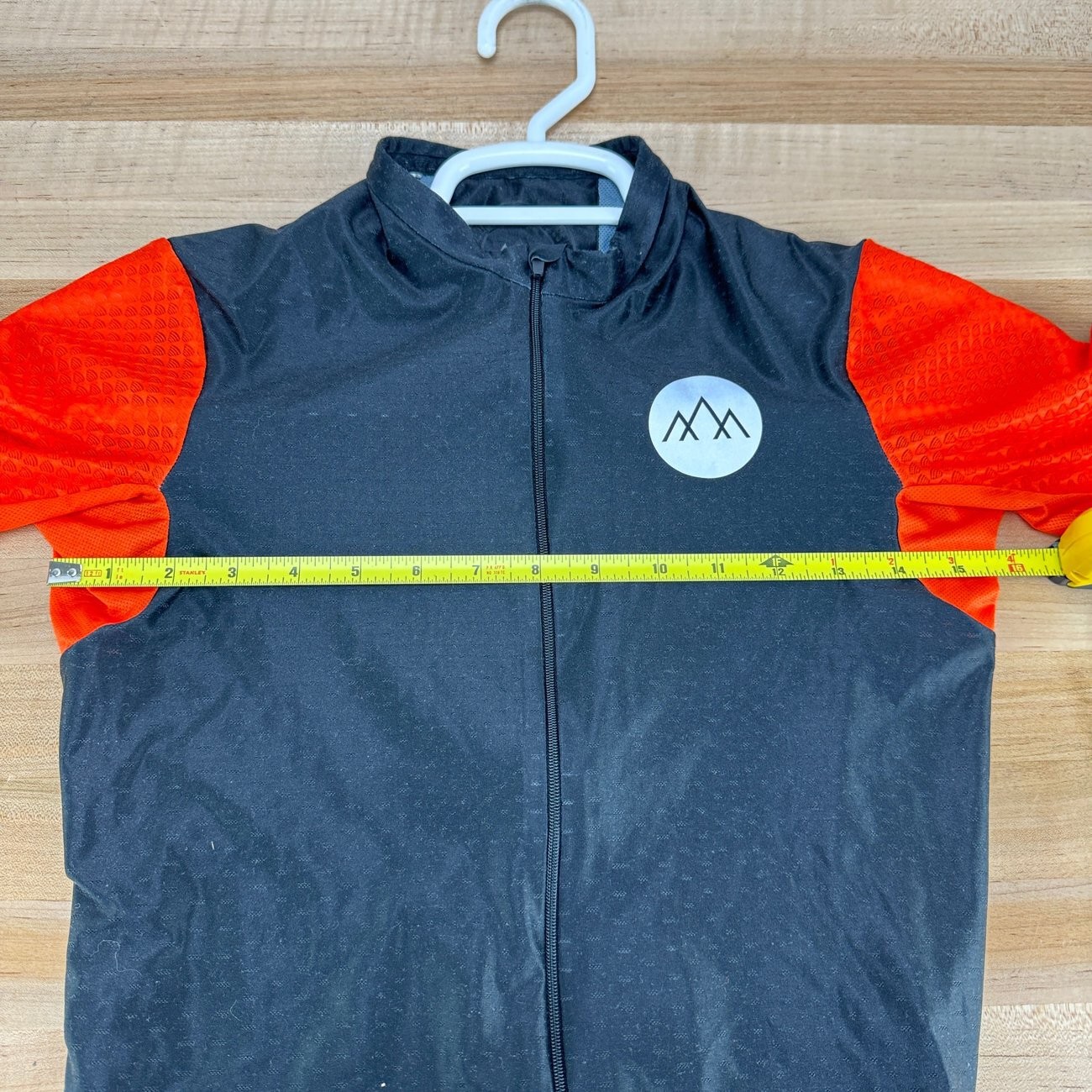 Band Of Climbers Summit Short Sleeve Small Black/Orange Cycling Jersey
