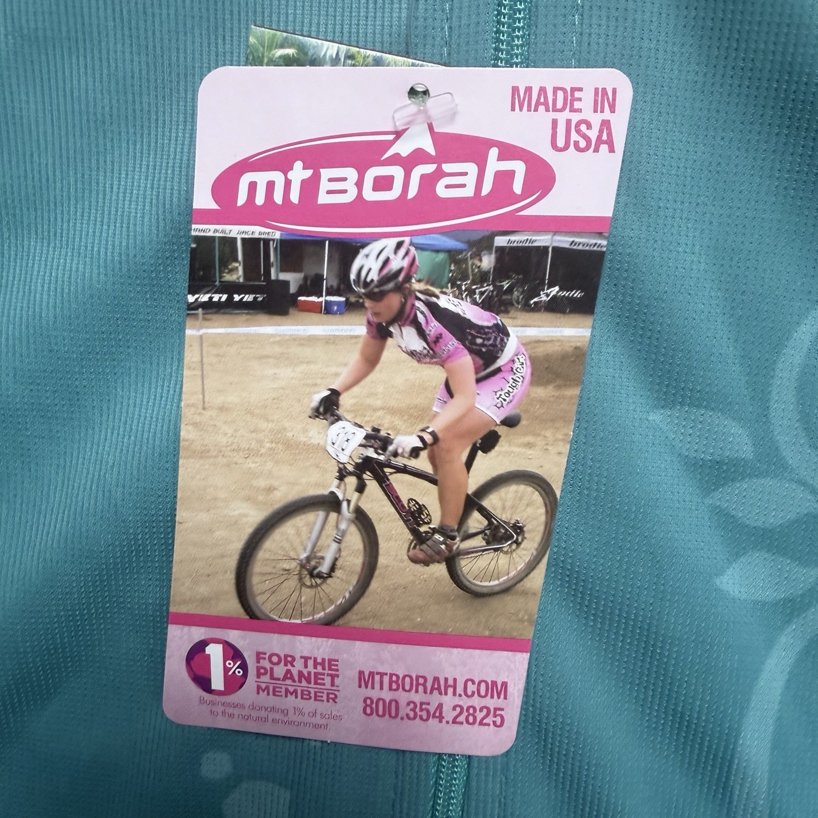 Mt. Borah Cycling Jersey Women’s Sz 3x Teal Floral Half Zip Short Sleeve