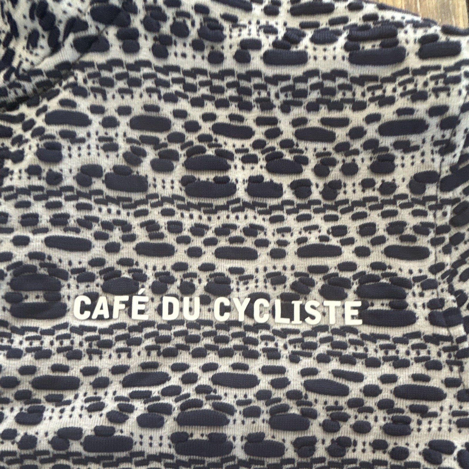 Cafe du Cycliste Women’s Cycling Jersey Full Zip SS Pockets White/Black S