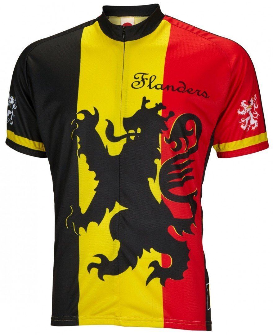 Lion of Flanders Men’s Cycling Jersey (S, M, L, XL, 2XL, 3XL)
