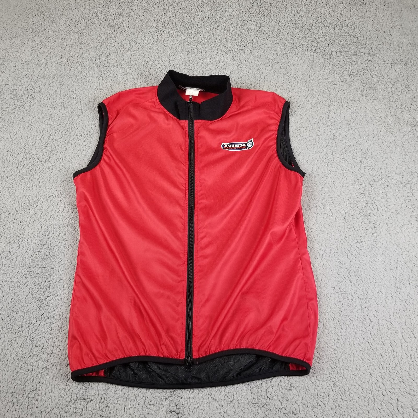 Trek Racing Team Cycling Vest Men’s Large Red Mesh Back Vintage