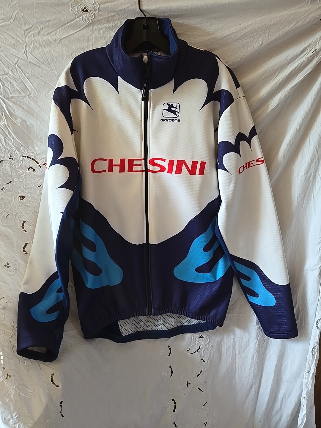 Giordana Wind-tex Cycling Jacket Sz Large Full Zip Waterproof Gabriele Chesini