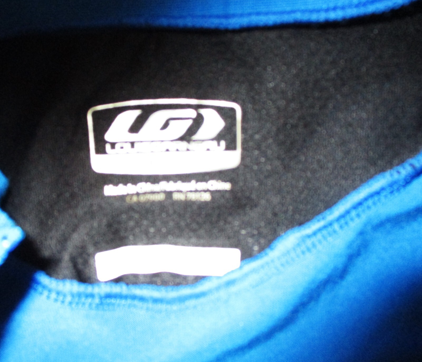 LOUIS GARNEAU Blue “Standard” Full Zip Cycling Jersey Size XL