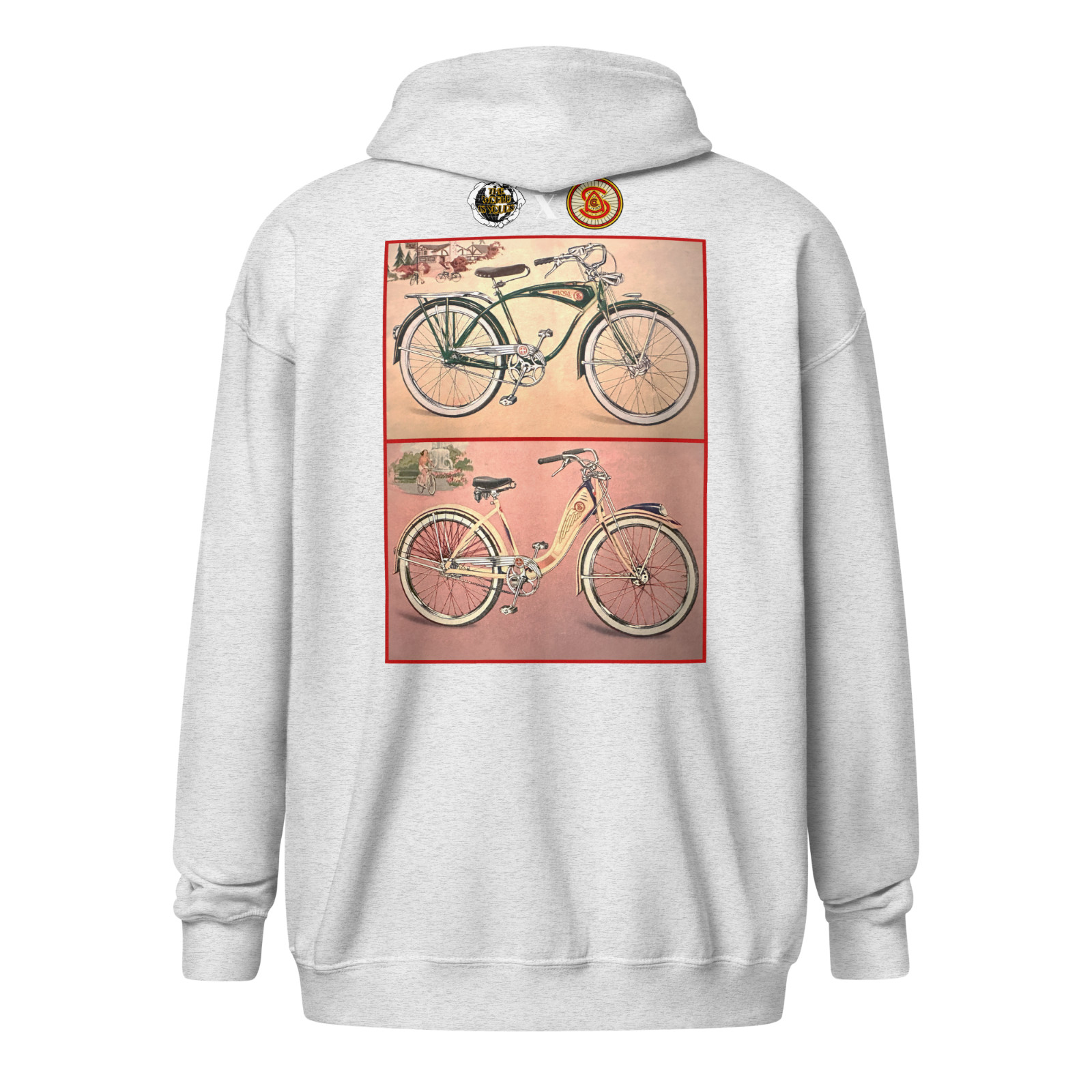 AS&CO Deluxe zip-up hoodie (S-5XL) – 1941 Schwinn Autocycle deluxe, prewar, bike