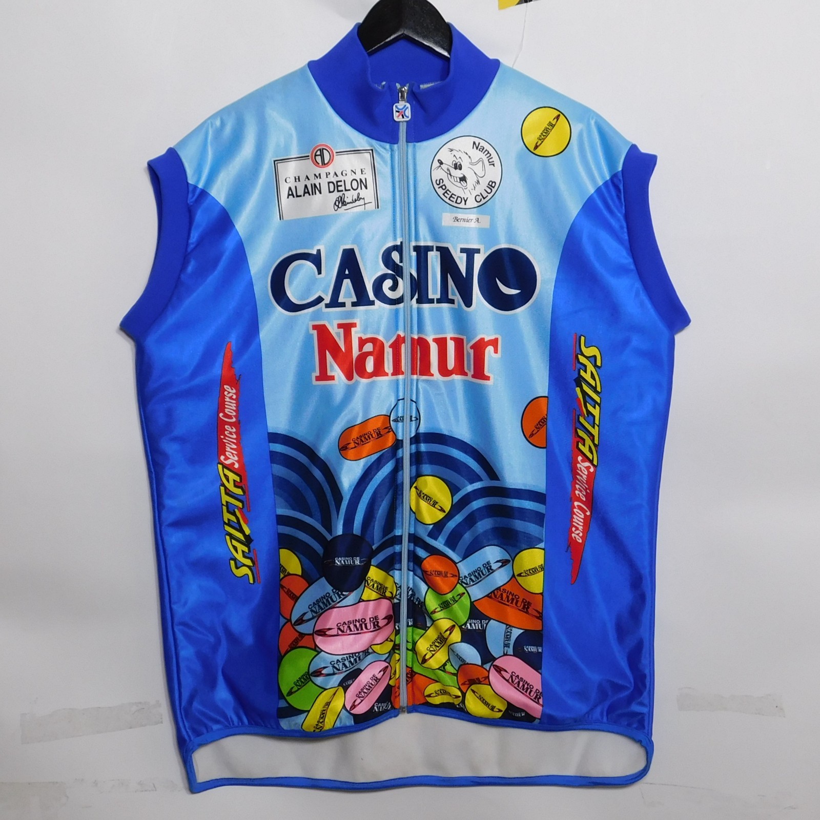 Gamex Setila SPEEDY CLUB NAMUR Belgium Casino Namur Heavy Cycling Jersey XXL