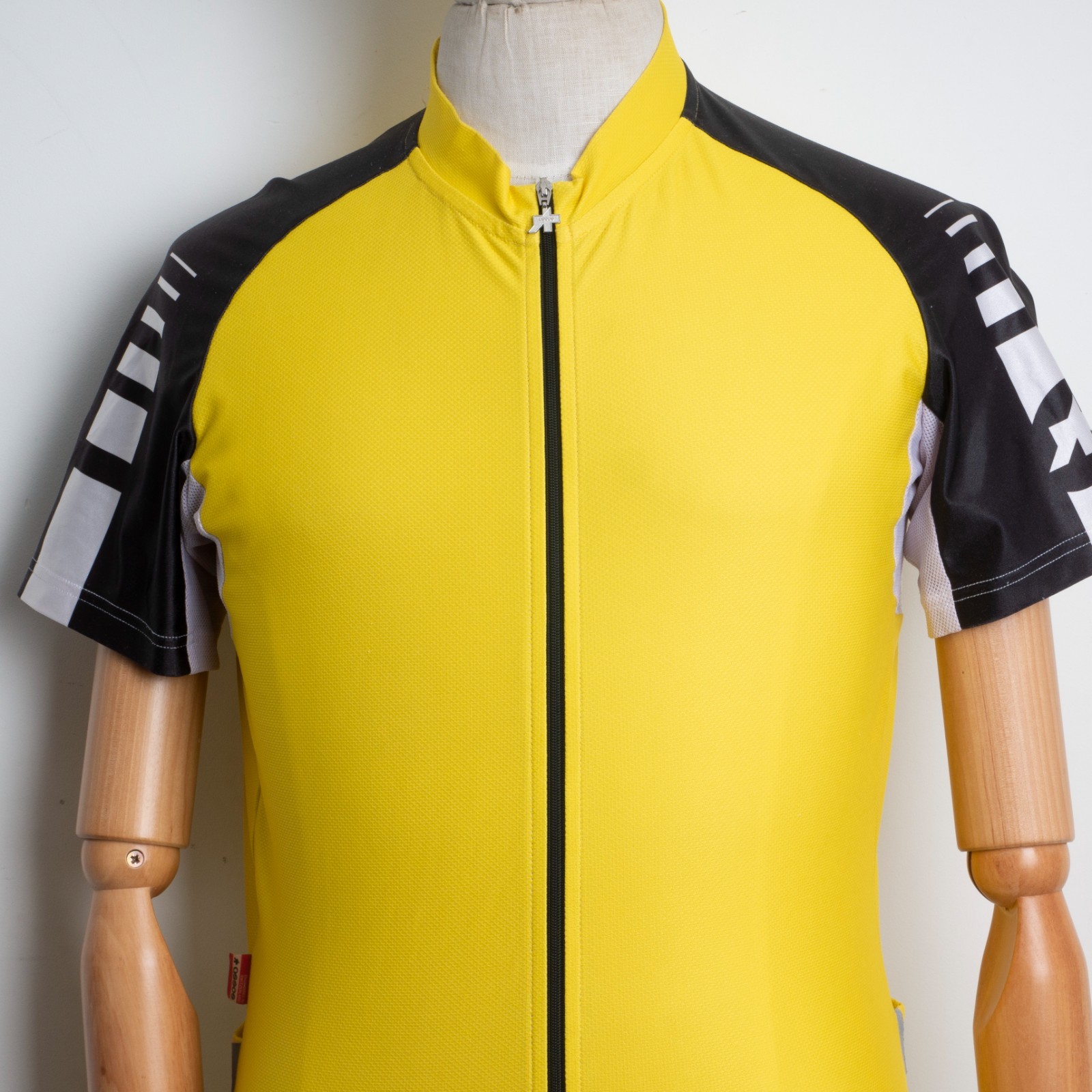 Assos Mens Switzerland S.Uno Cycling Full-Zip Jersey – Yellow, Size M/L