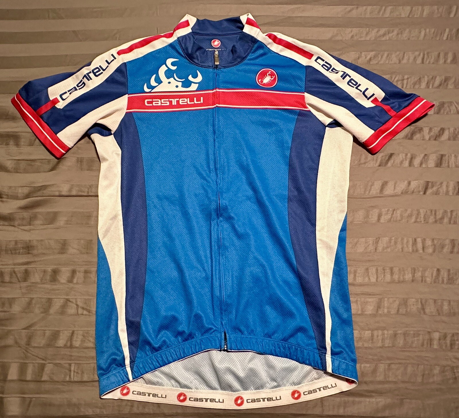 Castelli Team Cycling Jersey Mens Large USA SELLER FAST SHIPPING