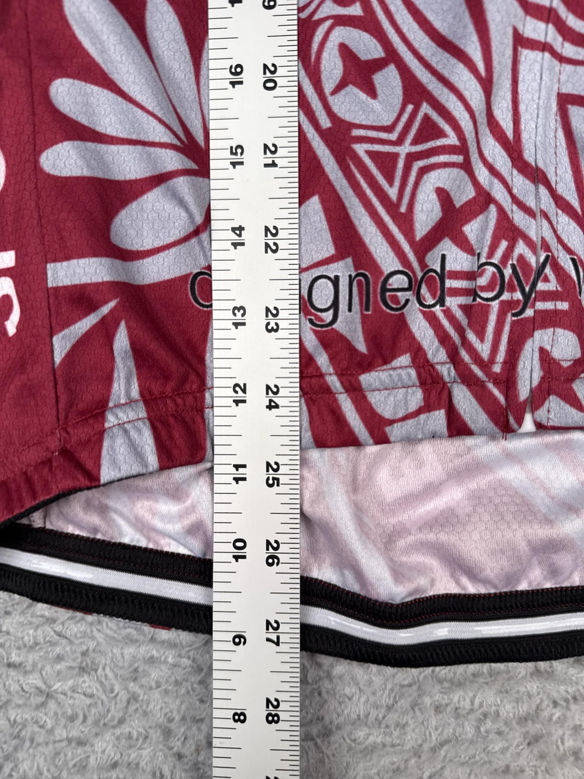 Wearcomp Cycling Jersey Mens Medium Red Tour De France ACE Taravao Bike