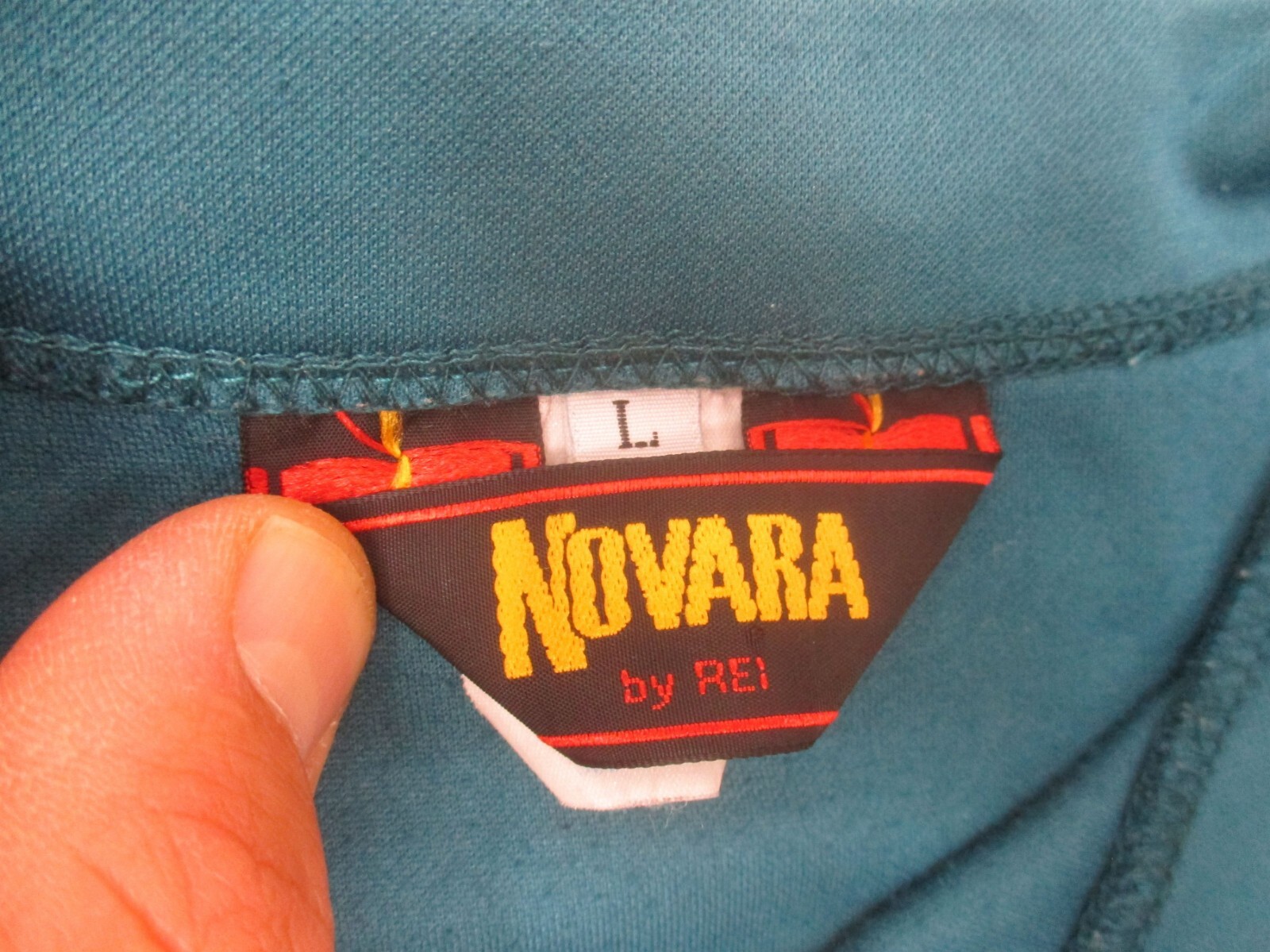 NOVARA Size L Men 1/2 Zip Pocket Elastic Waist Short Sleeve Cycling Jersey 359