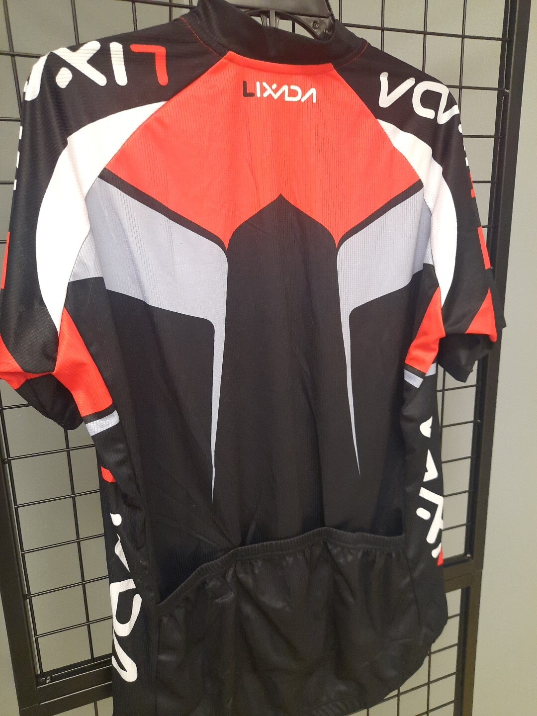 Lixada Cycling Jersey Men’s Size XL Pro Functional Multi Color Full Zip Jacket