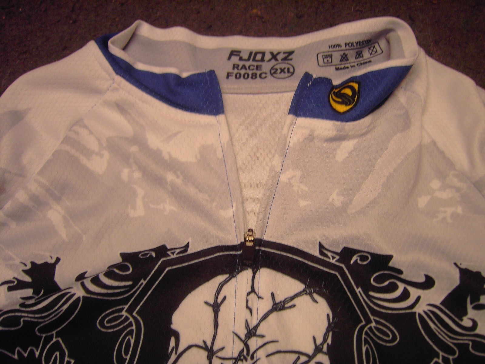 FJQXZ Race F008 Bicycle Cycling Men’s Pants and Long Sleeve Jersey Size 2XL