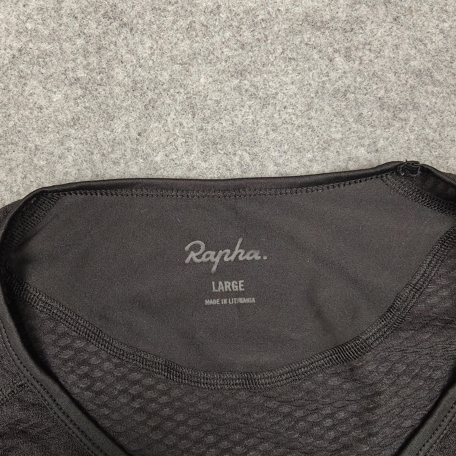 Rapha Base Layer Top Womens Large Black Pro Team Pedaler En Danseuse Cycling