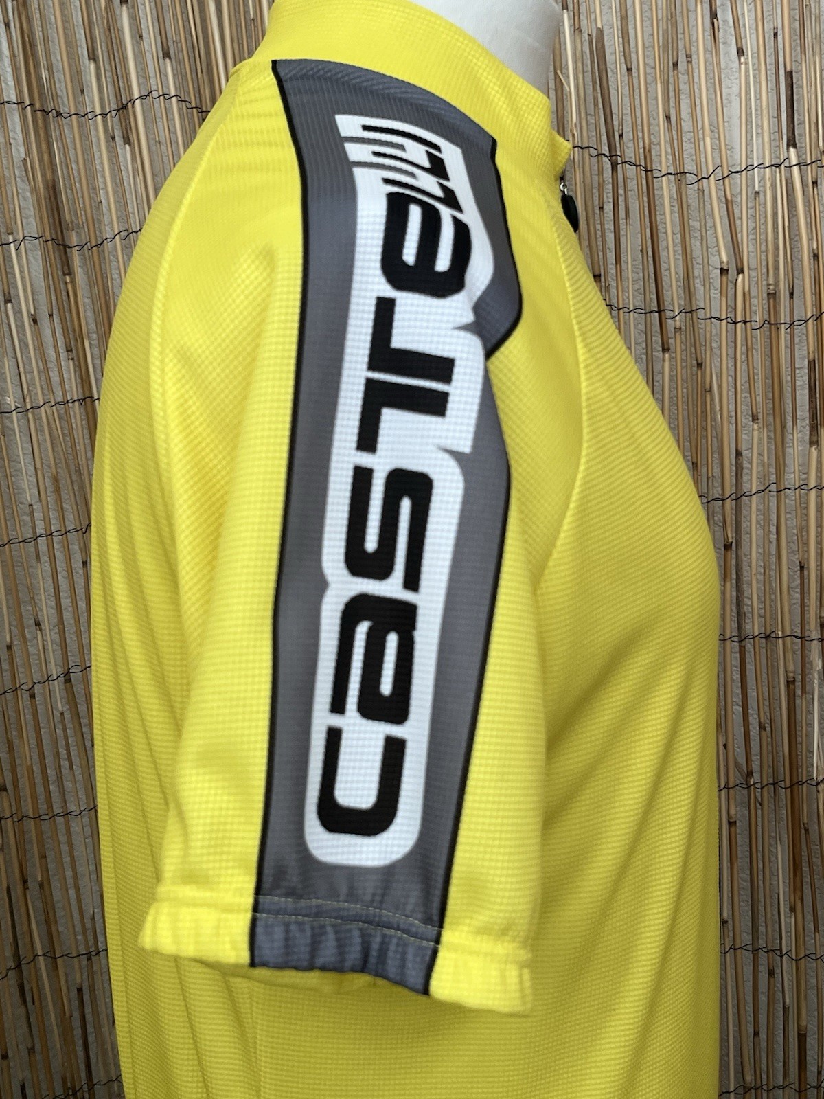 Castelli Mens Full Zip Cycling Jersey-Large-100% Polyester-Made In Italy
