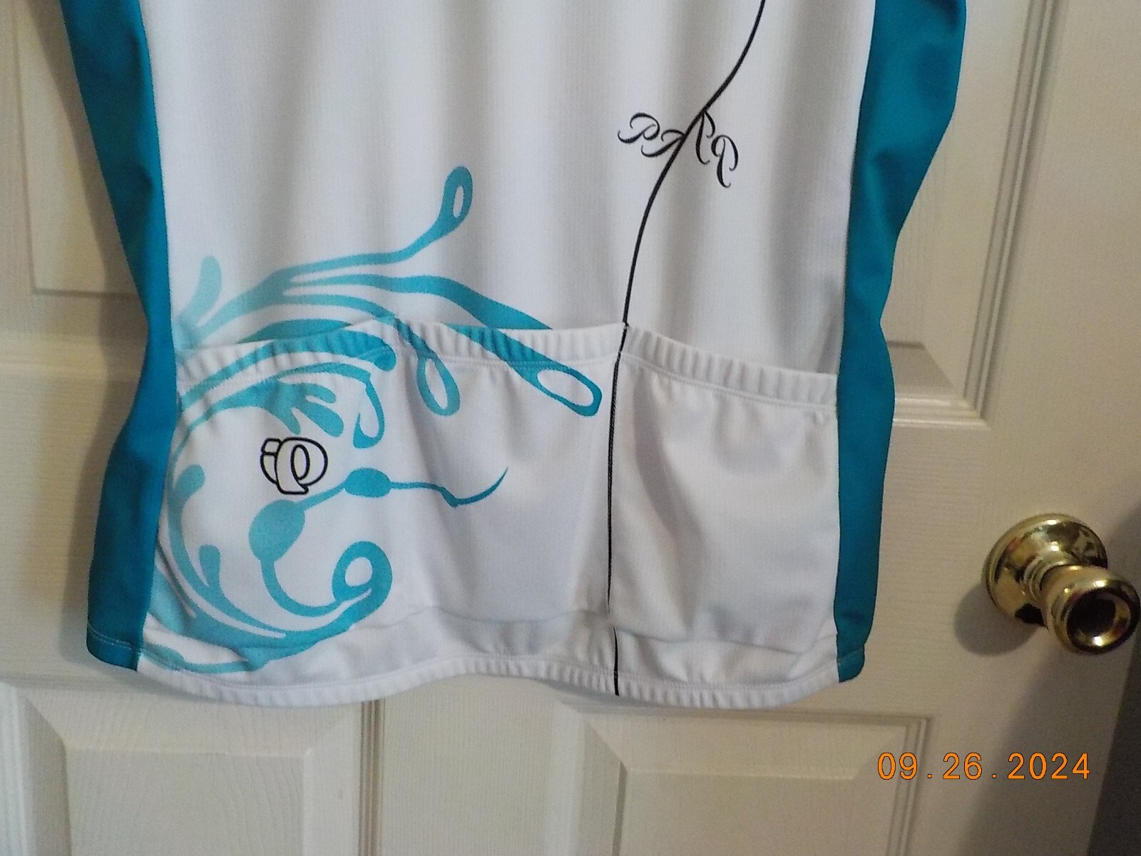 PEARL IZUMI MULTI COLOR AQUA/WHITE/BLACK CYCLING SHIRT STYLE 0790 2011/12