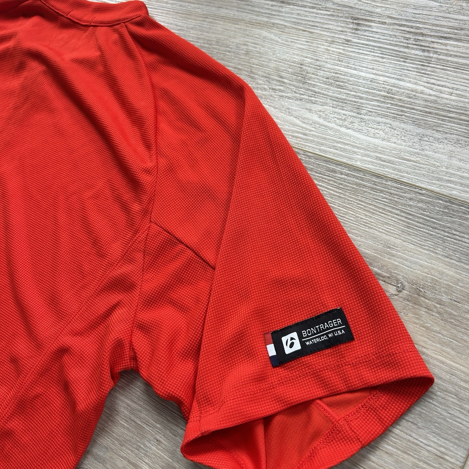 Bontrager L Solstice Short Sleeve Cycling Jersey Cardinal Red Bike Racing Shirt