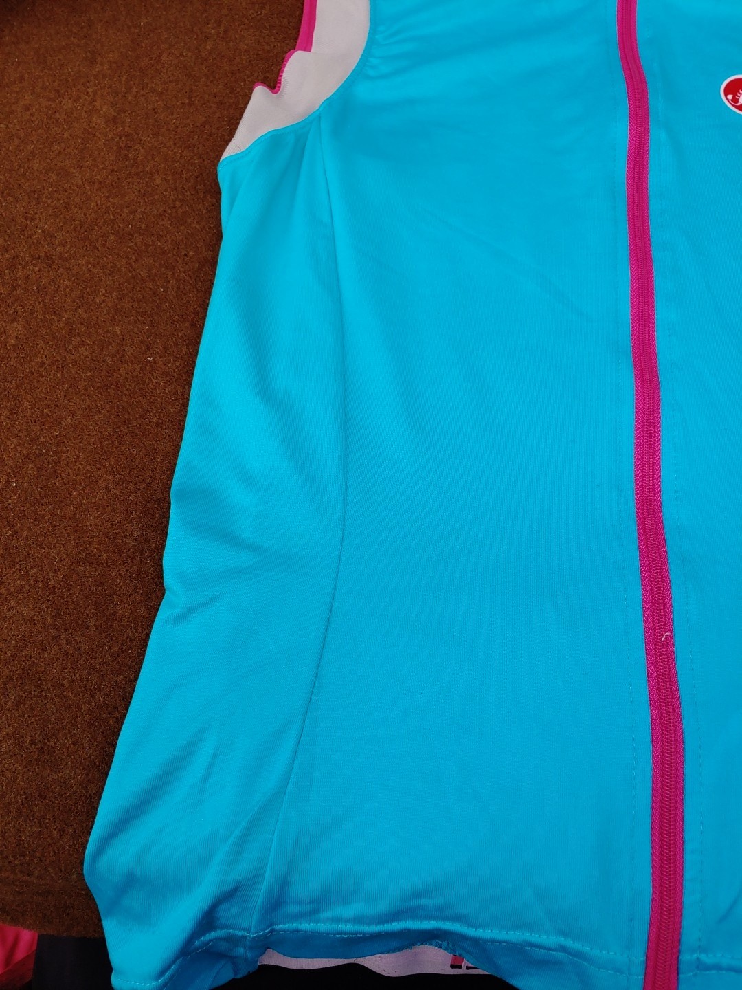 Castelli Cycling Jersey – Size Women’s L – Solid Blue, Sleeveless