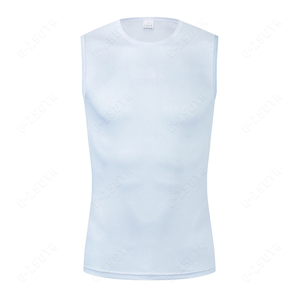 Men Cycling Base Layer Reflective Underwear Jersey Sport Vest Undershirt Dry Top