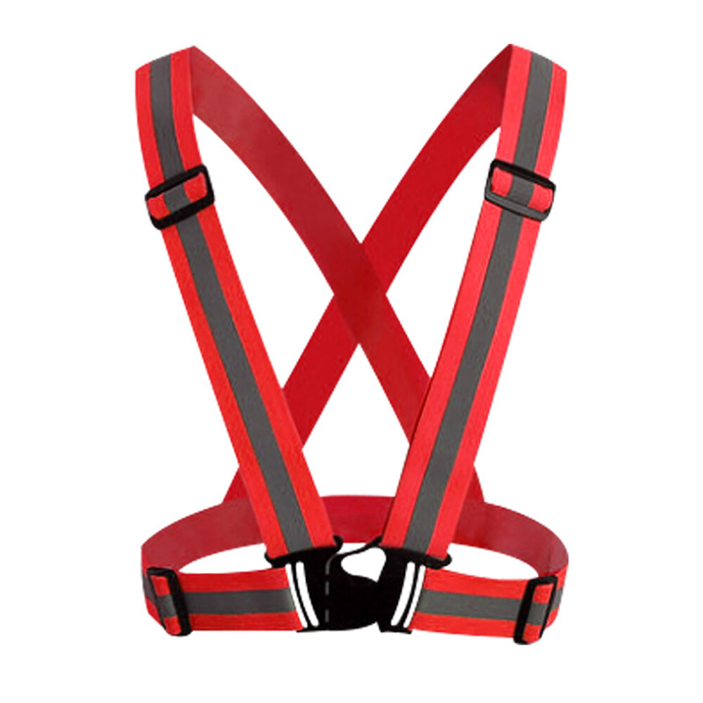 Hi Vis Waist Belt High Visibility Cycling Tops Reflective Stripes Safety Vest