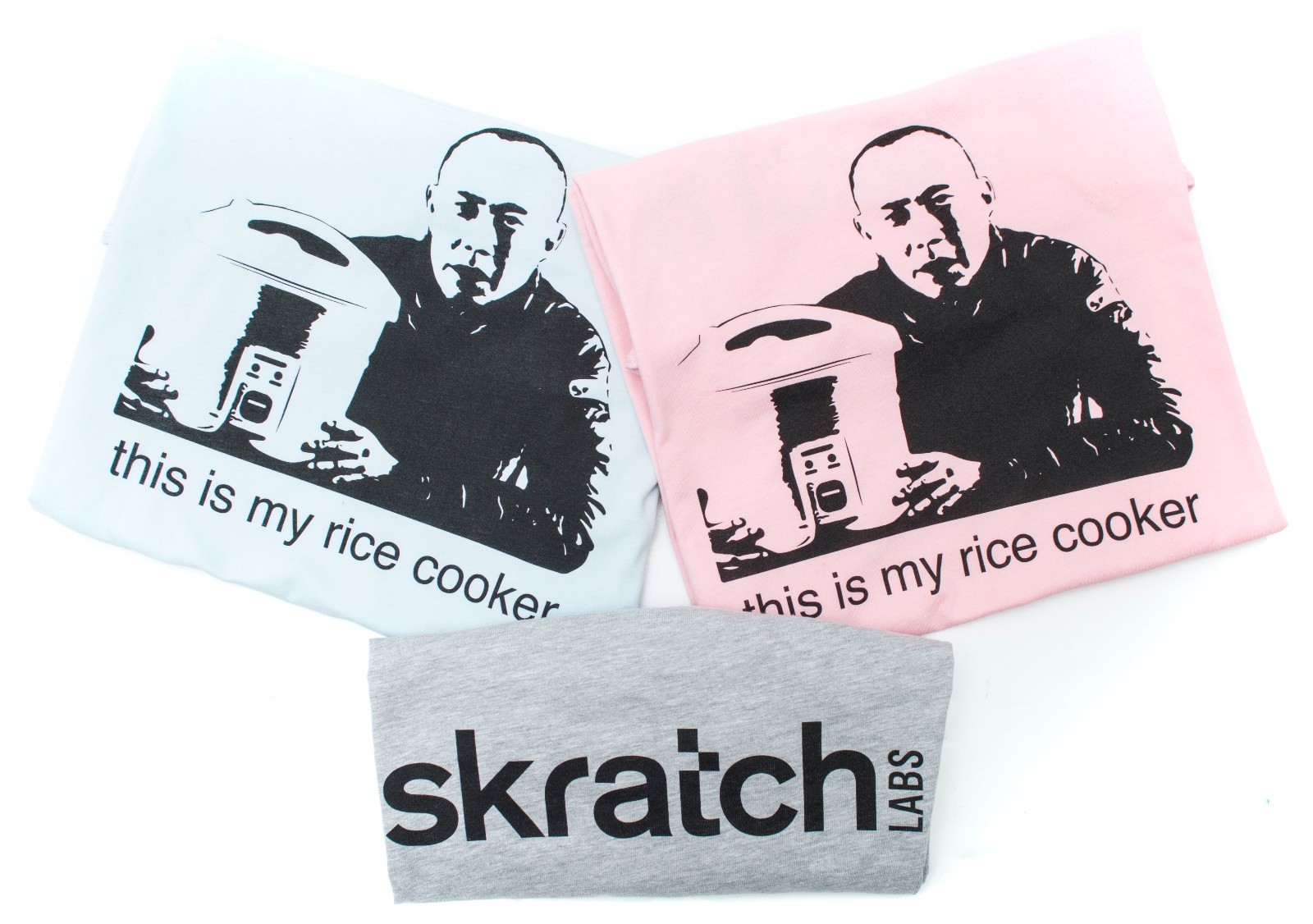 skratch LABS Rice Cooker Short Sleeve Cotton T-shirt Adult Bike Cycling Dr. Lim