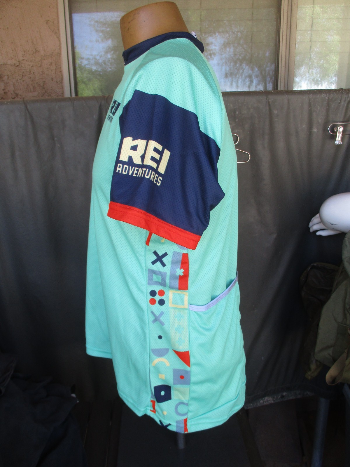 Vtg VOLER, REI Adventures, USA made Cycling Jersey, Biking Shirt, Women’s XXL