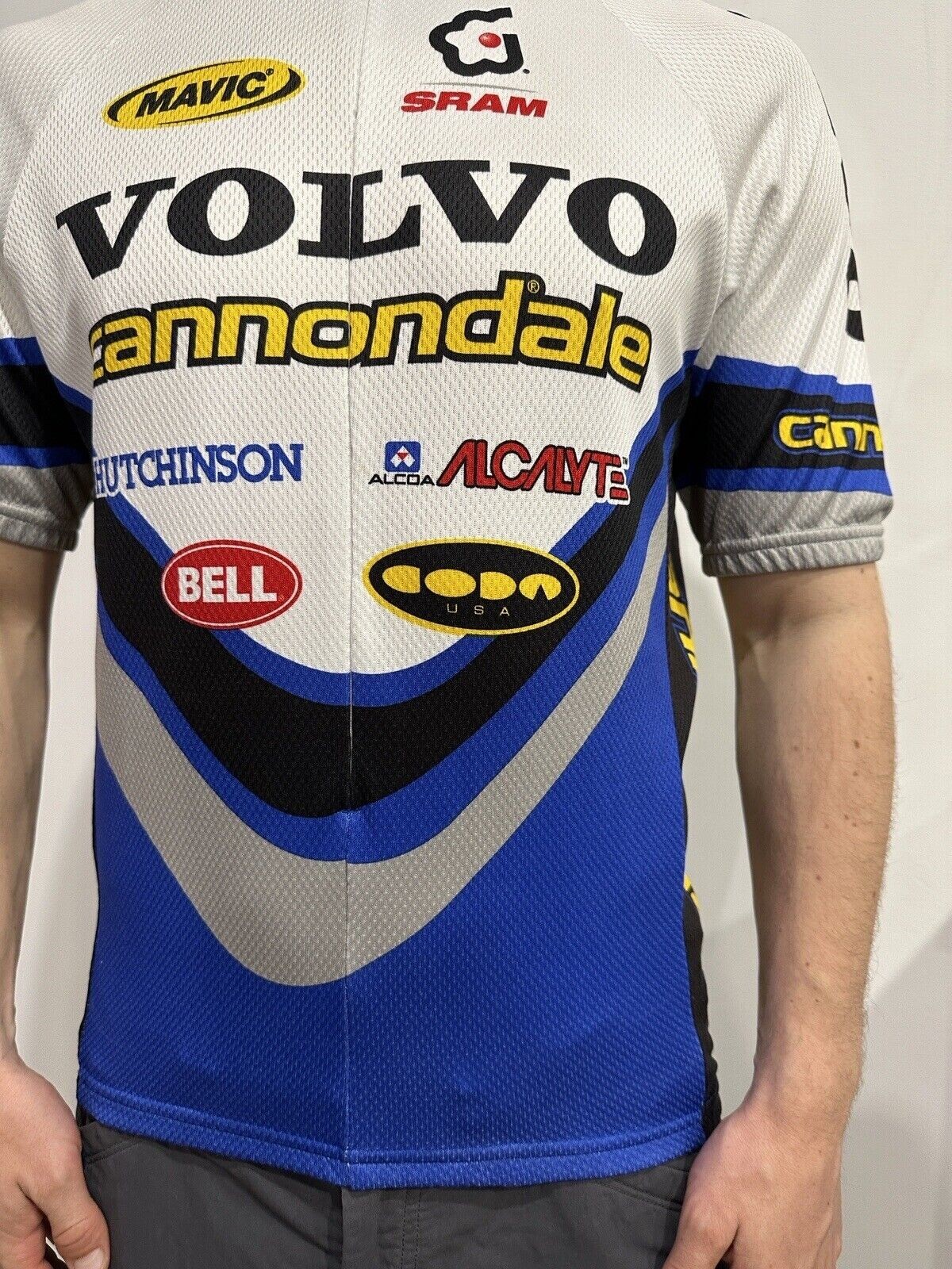 DDP Vintage Volvo Team Cannondale mens cycling jersey Mavic Sram Maglia Eroica