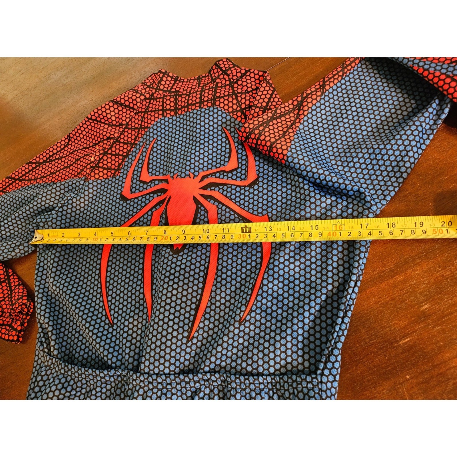 G-Like Cycling Jersey Mens Small Blue Red Spiderman Long Sleeve Full Zip Bike